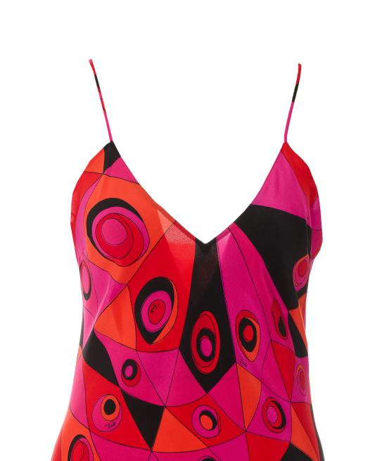26SS 푸찌 미디 원피스 6HRI25 6H723050 Fuchsia - PUCCI