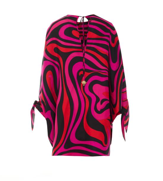 26SS 푸찌 미디 원피스 6HRL55 6H761003 Fuchsia - PUCCI