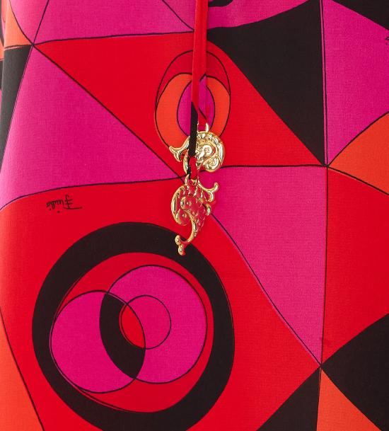 26SS 푸찌 미디 원피스 6HRL75 6H723050 Fuchsia - PUCCI