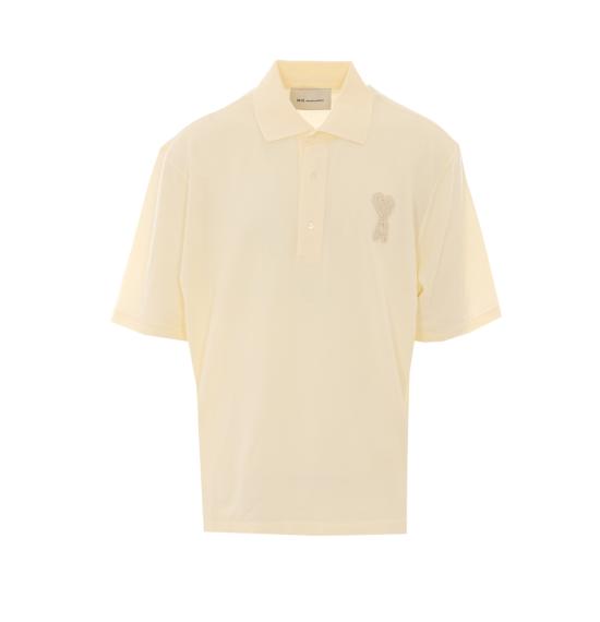 26SS 아미 알렉산드르 마티우시 폴로 티셔츠 UPL428 JE0221136 Yellow