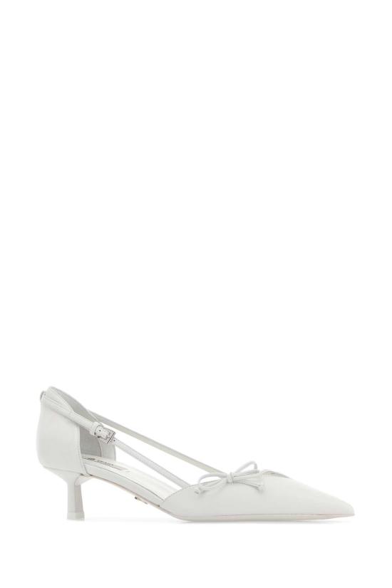 26SS 프라다 힐/펌프스 1I442OFB045011 F0009 White - PRADA