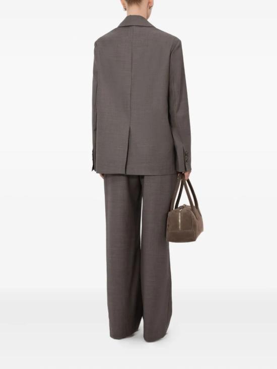 26SS 루루 드 세종 수트 자켓 DONAU LDS DARK BROWN MELANGE Dark brown - LOULOU DE SAISON