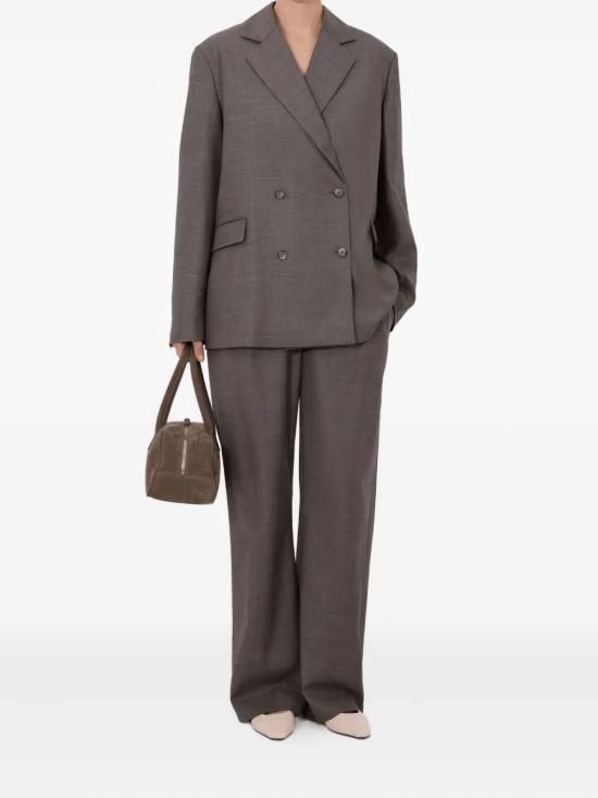 26SS 루루 드 세종 수트 자켓 DONAU LDS DARK BROWN MELANGE Dark brown - LOULOU DE SAISON