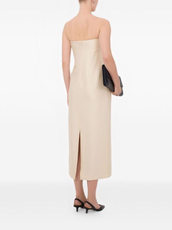 26SS 루루 드 세종 미디 원피스 GIULIA ECRU Beige - LOULOU DE SAISON