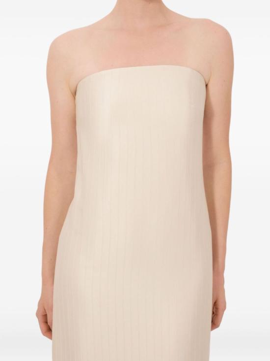 26SS 루루 드 세종 미디 원피스 GIULIA ECRU Beige - LOULOU DE SAISON