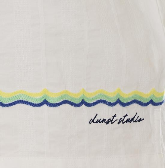 26SS 던스트 셔츠 UDSH6B121Y1 LEMON GARDEN White - DUNST