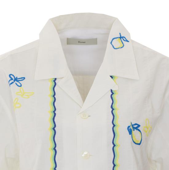 26SS 던스트 셔츠 UDSH6B121Y1 LEMON GARDEN White - DUNST