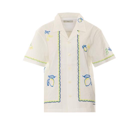 26SS 던스트 셔츠 UDSH6B121Y1 LEMON GARDEN White