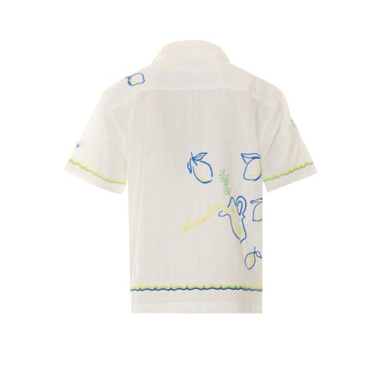 26SS 던스트 셔츠 UDSH6B121Y1 LEMON GARDEN White - DUNST