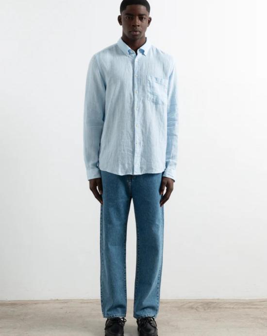 26SS 에드몬드 스튜디오 셔츠 1261005500 PLAIN LIGHT BLUE Lightblue - EDMMOND STUDIOS