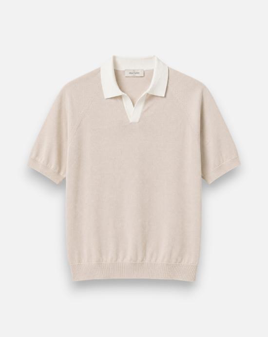 26SS 그랑싸쏘 폴로 티셔츠 57165 18045012 Tortora Beige