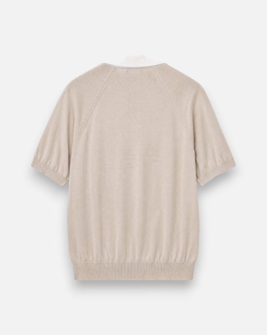26SS 그랑싸쏘 폴로 티셔츠 57165 18045012 Tortora Beige - GRAN SASSO