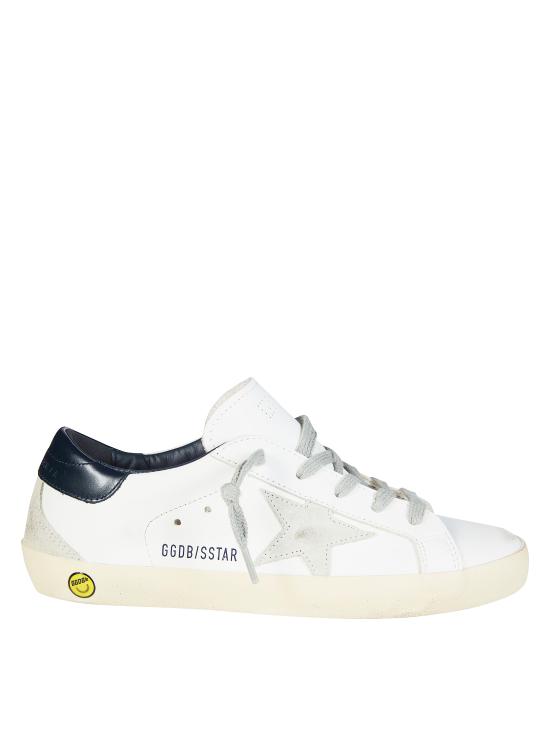 26SS [키즈] 골든구스 SUPER STAR 슈퍼 스타 스니커즈 GYF00102 F000414 103 WHITE ICE NAVY BLUE 10303 BIANCO