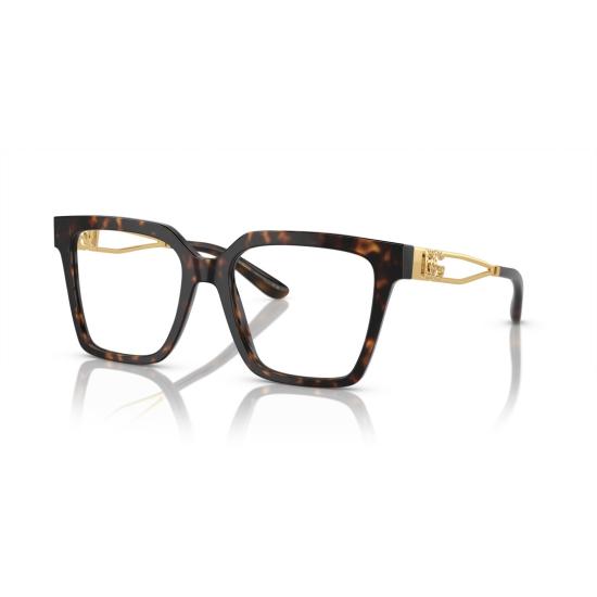 26SS 돌체앤가바나 안경 0Dg3376b 오버사이즈 사각 프레임 호피무늬 안경 - DOLCE & GABBANA