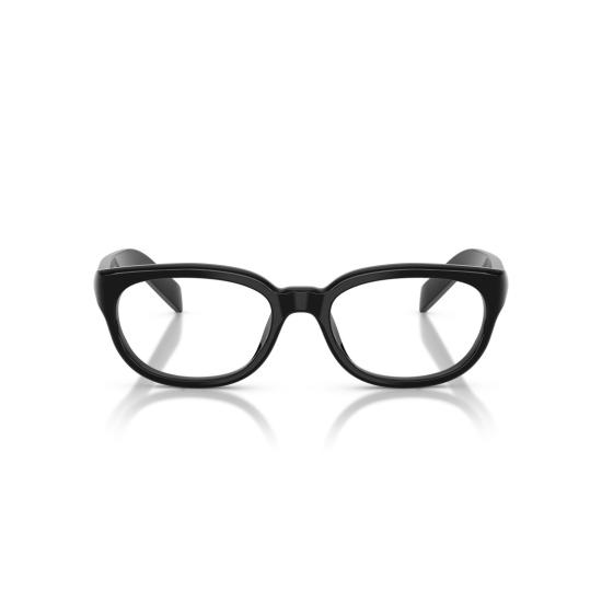 26SS 프라다 안경 0Pr D03vu 직사각형 블랙 아세테이트 - PRADA