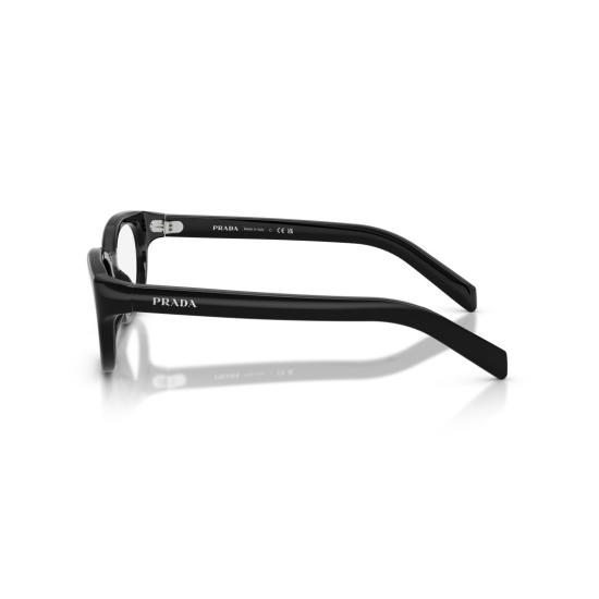 26SS 프라다 선글라스 0Pr D03vu 직사각형 블랙 아세테이트 - PRADA