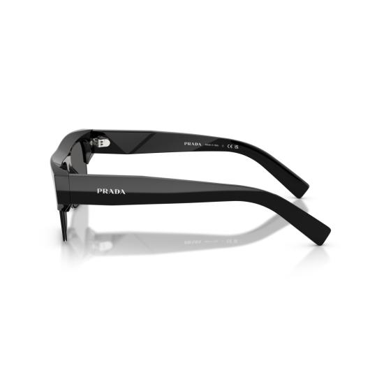 26SS 프라다 선글라스 0Pr D12su 볼드 직사각형 블랙 아세테이트 - PRADA