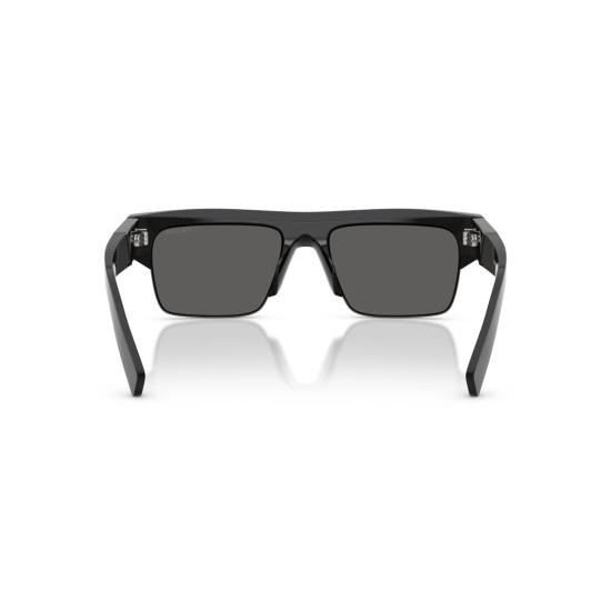 26SS 프라다 선글라스 0Pr D12su 볼드 직사각형 블랙 아세테이트 - PRADA