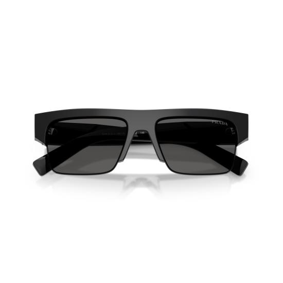 26SS 프라다 선글라스 0Pr D12su 볼드 직사각형 블랙 아세테이트 - PRADA
