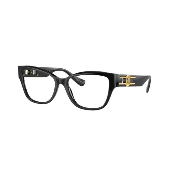 26SS 베르사체 선글라스 0Ve3347 직사각형 블랙 아세테이트 - VERSACE