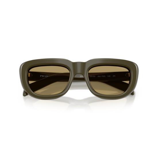 26SS 프라다 선글라스 0Pr D07s 오버사이즈 직사각형 아세테이트 - PRADA