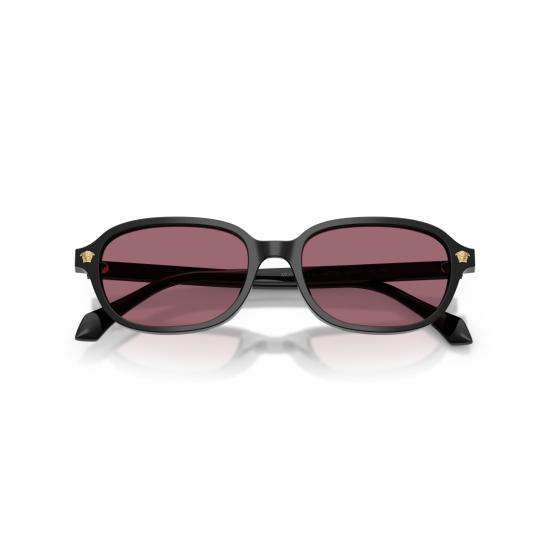 26SS 베르사체 선글라스 0Ve4514d 직사각형 블랙 아세테이트 - VERSACE