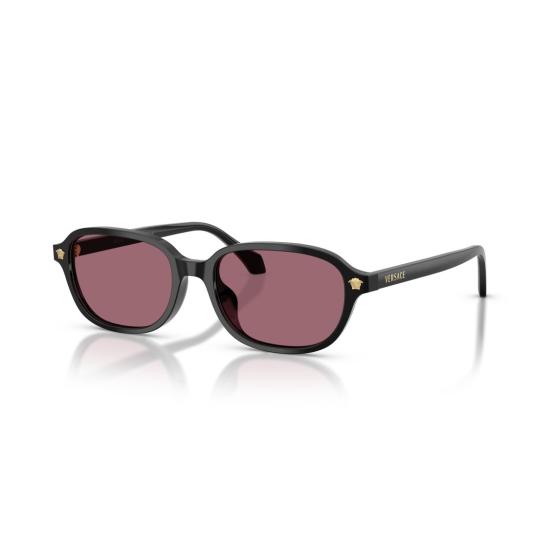 26SS 베르사체 선글라스 0Ve4514d 직사각형 블랙 아세테이트 - VERSACE