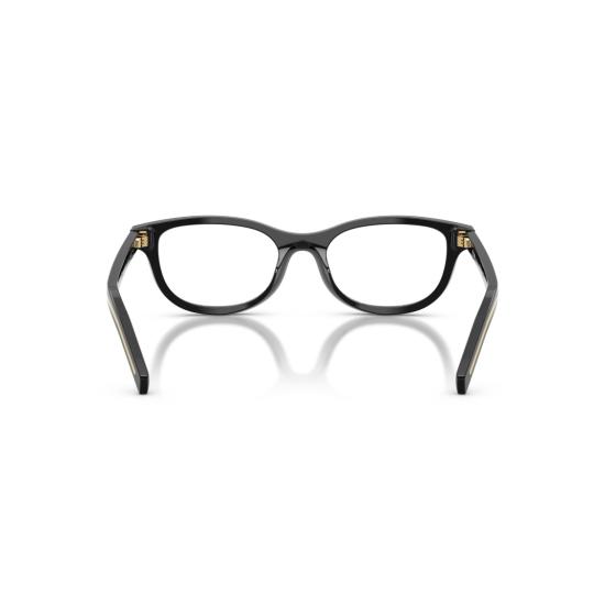 26SS 프라다 안경 0Pr D01vu 직사각형 검정색 아세테이트 안경 - PRADA