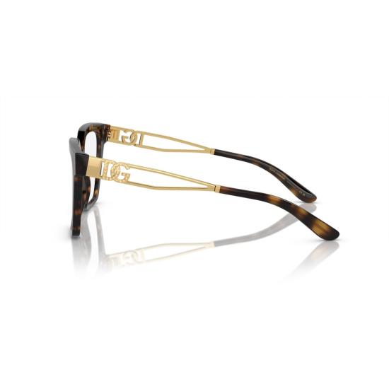 26SS 돌체앤가바나 안경 0Dg3376b 호피무늬 아세테이트 사각 프레임 안경 - DOLCE & GABBANA
