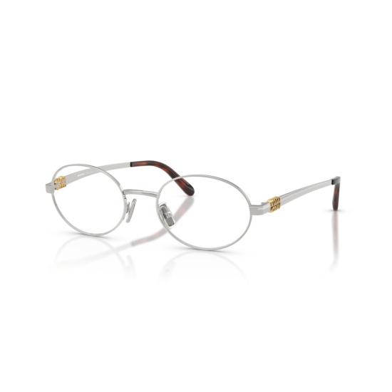 26SS 미우미우 선글라스 0Mu 50Zv 타원형 금속 - MIU MIU