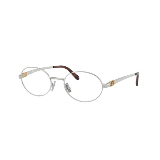 26SS 미우미우 선글라스 0Mu 50Zv 타원형 금속 - MIU MIU