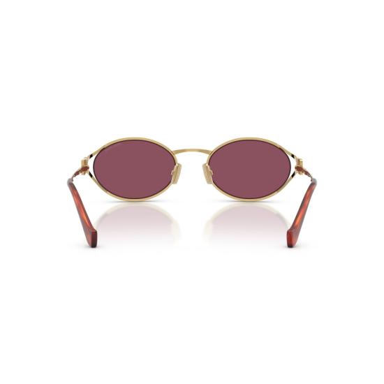 26SS 미우미우 선글라스 0Mu 52Ys 버건디 렌즈 타원형 - MIU MIU