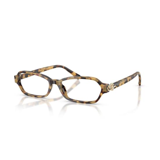 26SS 티파니앤코 안경 0Tf2293u 호피무늬 직사각형 - TIFFANY & CO