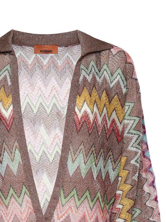 26SS 미소니 미디 원피스 MS26SQ1Z BR014KSM9YK MULTICOLOR DARK BASE - MISSONI