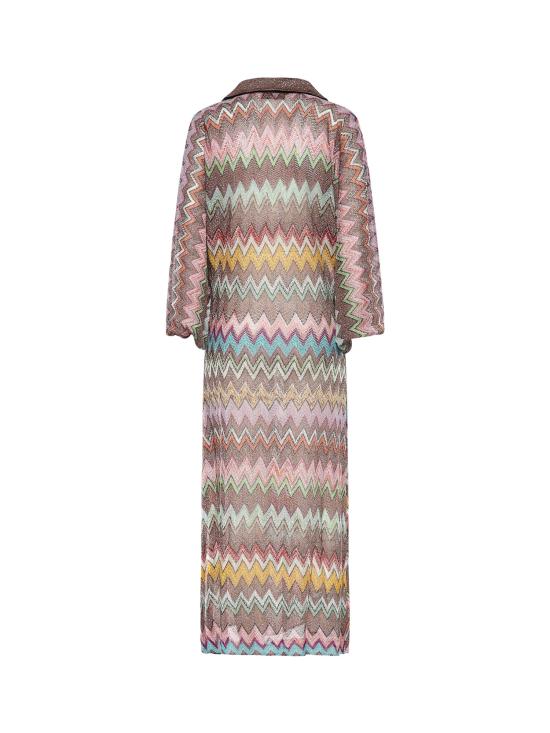 26SS 미소니 미디 원피스 MS26SQ1Z BR014KSM9YK MULTICOLOR DARK BASE - MISSONI
