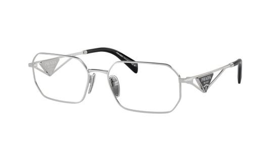 26SS 프라다 선글라스 0Pr A53v 기하학적 오버사이즈 스퀘어 스틸 - PRADA
