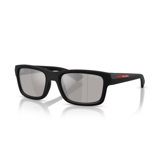 26SS 프라다 선글라스 0Ps B10s 무광 블랙 직사각형 - PRADA