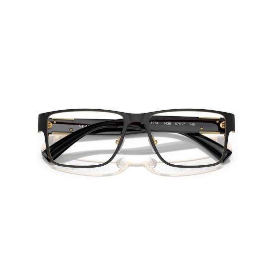26SS 베르사체 선글라스 0Ve1274 직사각형 검정색 안경 - VERSACE