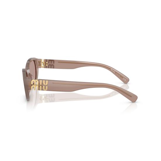26SS 미우미우 선글라스 0Mu A03s 반투명 토프 타원형 - MIU MIU
