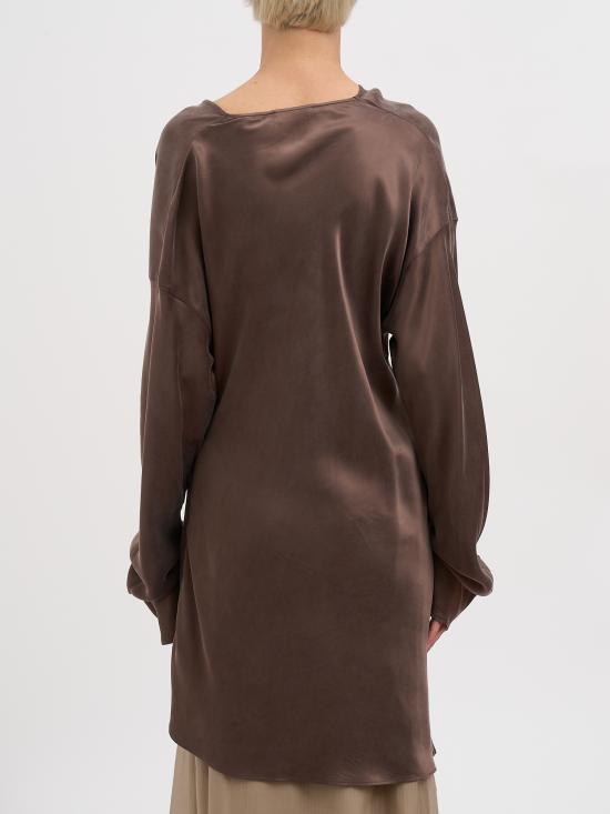 26SS 루오한 블라우스 NRH072SS26 Brown - RUOHAN