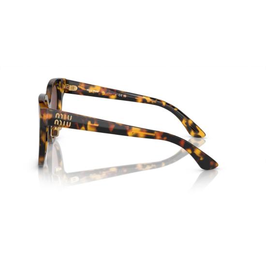 26SS 미우미우 선글라스 0Mu 01Zs 오버사이즈 호피무늬 사각 - MIU MIU