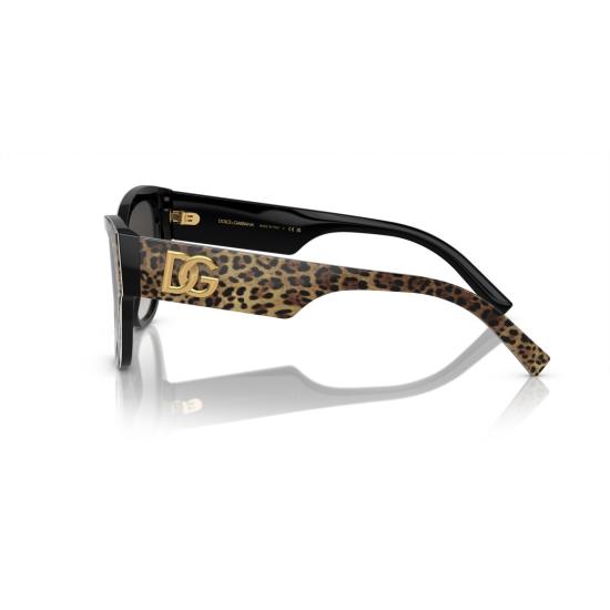 26SS 돌체앤가바나 선글라스 0Dg4449 레오파드 프린트 캣아이 - DOLCE & GABBANA