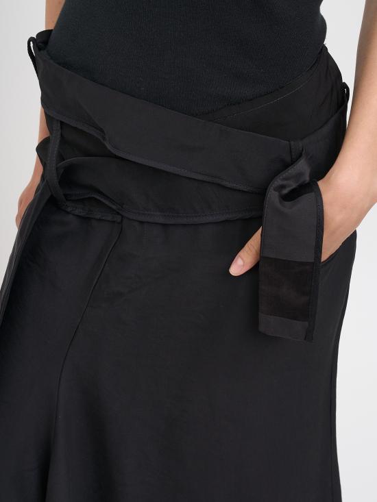 26SS 알레산드라 마치 롱 스커트 N32617002690 Black - ALESSANDRA MARCHI