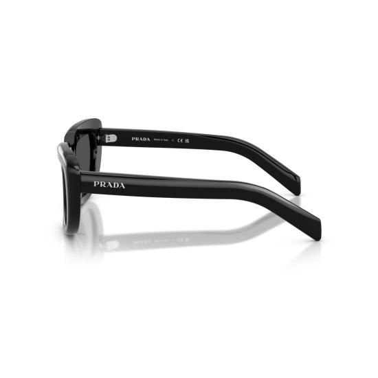 26SS 프라다 선글라스 0Pr D07s 직사각형 블랙 아세테이트 - PRADA