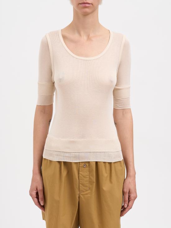 26SS 르메르 반팔 티셔츠 NTS0025LK1017WH024 White
