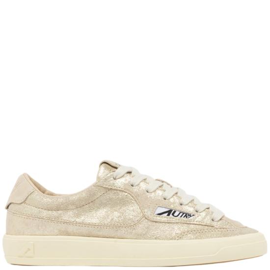 26SS 오트리 스니커즈 SCLWZE02LAMSUESUEPLATSAND Gold