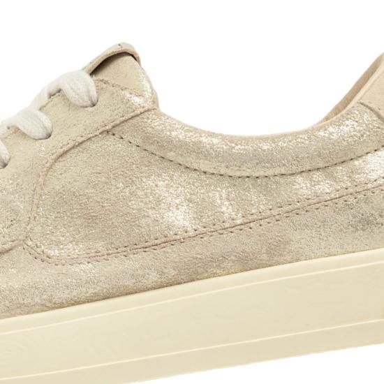 26SS 오트리 스니커즈 SCLWZE02LAMSUESUEPLATSAND Gold - AUTRY