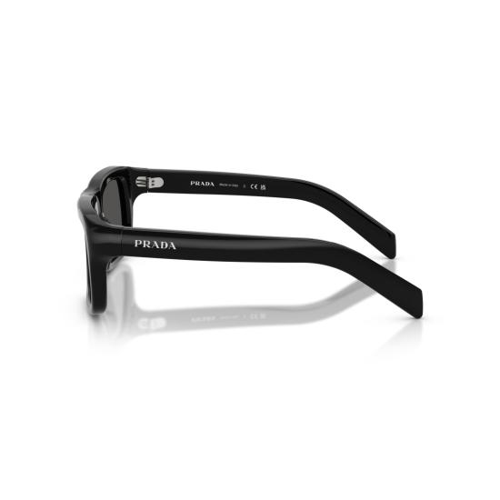26SS 프라다 선글라스 0Pr D11s 직사각형 블랙 아세테이트 - PRADA