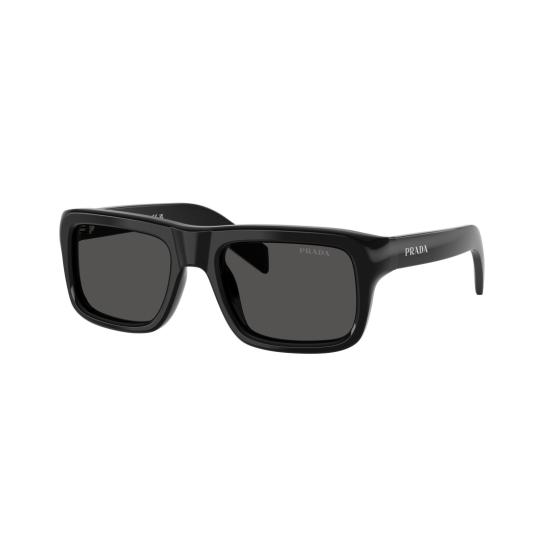 26SS 프라다 선글라스 0Pr D11s 직사각형 블랙 아세테이트 - PRADA
