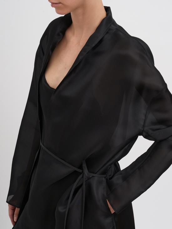 26SS 루오한 트렌치 코트 NRH067SS26 Black - RUOHAN